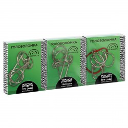 Игра-головоломка ТРИ СОВЫ PMm_16936 метал., 3 уровень сложности, ассорти 370197