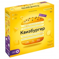 Игра настольная ГЕОДОМ 368715 "Квизбургер", с голосовым помощником 