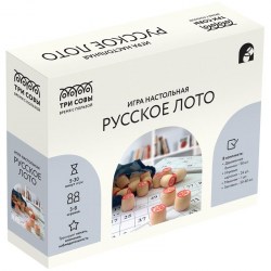 Игра настольная ТРИ СОВЫ НИ_46628 "Русское лото" с бочонками 341987