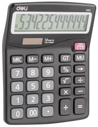 Калькулятор  Deli E1210 синий, 12 разрядов 157х120х46мм 1003511