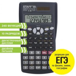 Калькулятор  STAFF STF-810 12 разр, черный 250280