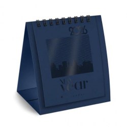 Календарь-домик на 2026г. Brauberg 117283 "Темно-синий" с перекидным блоком на пружине