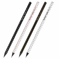 Карандаш ч/г  Brauberg 181563 НВ "Dots" черное дерево, ассорти