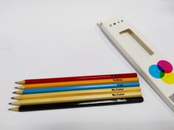 Карандаши ч/г СК555/8 (ТМ) С.M.Y.K. Сибирский кедр карт.кор шестигр d=6,9мм