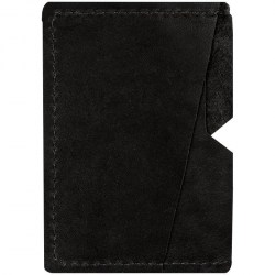 Картхолдер OfficeSpace 312558 3 отделения, 10*7см, натуральная кожа, черный