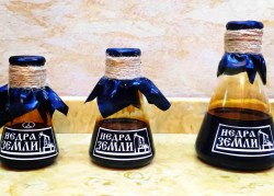 Колба с нефтью 50мл (высота колбы 85мм)