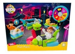 Конструктор пластиковый Kids Brick's 4062004 "Парк развлечений", 130 деталей /Centrum/