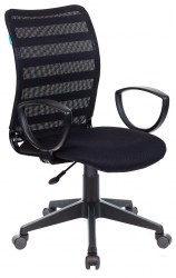 Кресло Бюрократ  599AXSN черный TW-32K01 TW-11 сетка/ткань крестов. пластик 1116316