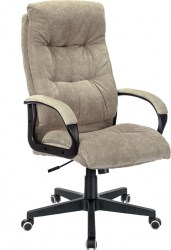Кресло Бюрократ  CH-824 Fabric песочный Light-21 крестов. пластик 1182476