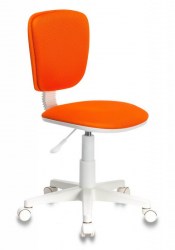 Кресло Бюрократ  детское CH-W204NX оранжевый TW-96-1 крестовина пластик пластик белый 1160519