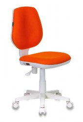 Кресло Бюрократ  детское CH-W213 оранжевый TW-96-1 крестовина пластик пластик белый 1162175
