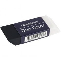 Ластик OfficeSpace ER_45453 "Duo Color", прямоугольный, ECO-ПВХ, 59*21*10мм 339151