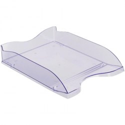 Лоток горизонтальный  ЛТ63 "Люкс" тонированный голубой /Стамм/