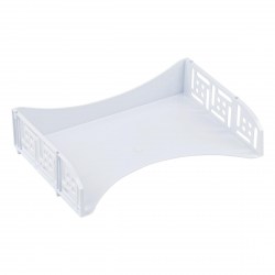 Лоток горизонтальный  ЛТГ-30459 "Field" с широкой загрузкой, белый /Стамм/ 351622