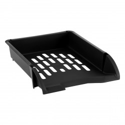 Лоток горизонтальный  ЛТГ-30465 "Лидер" черный /Стамм/ 351676