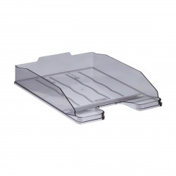 Лоток горизонтальный  ЛТГ-30569 "Эксперт" тонированный серый /Стамм/ 351667