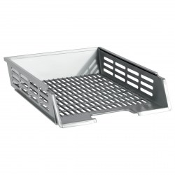 Лоток горизонтальный  ЛТГ-30571 "XXL" серый /Стамм/ 351673