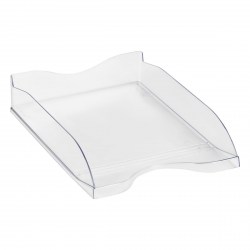 Лоток горизонтальный  ЛТГ-30868 "Тропик" прозрачный /Стамм/ 351654