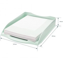 Лоток горизонтальный MESHU HT_37702 "Dew", mint сandy 314935