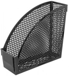 Лоток вертикальный 14-9698 "Simple" черный, ширина 100мм /Workmate/