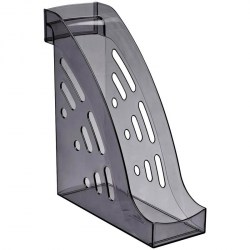Лоток вертикальный ЛТ403 "Торнадо" тонированный серый /Стамм/ 165282