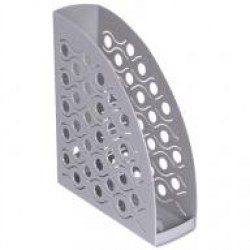 Лоток вертикальный ЛТ571 "Вега" серый 90мм /Стамм/