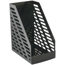 Лоток вертикальный ЛТ901 "XXL" черный 150мм /Стамм/