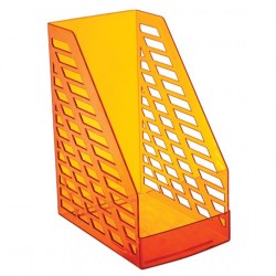 Лоток вертикальный ЛТ906 "XXL" тонированный оранжевый 150мм /Стамм/ 324057