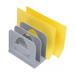 Лоток вертикальный С001 сортер с/р 4отдел. серый 323996