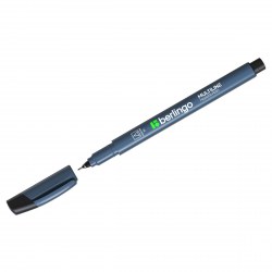 Маркер 0,5мм Berlingo PM6434 "Multiline PE50" черный, для CD/DVD перманентный 117154