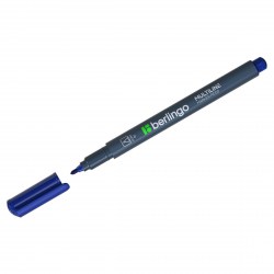Маркер 1,0мм Berlingo PM6323 "Multiline PE100" перм. синий 117149