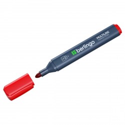 Маркер 3,0мм Berlingo BMc_17203 "Multiline PE320" красный, перманентный, трехгран 312830