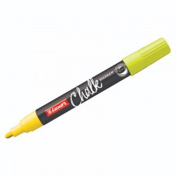 Маркер меловой Luxor "Chalk Marker" желтый 1мм пулевидный 3041 299569