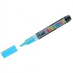 Маркер меловой MunHwa "Black Board Marker" голубой 3мм водная основа ВМ-02 260044