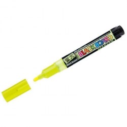 Маркер меловой MunHwa "Black Board Marker" желтый 3мм водная основа ВМ-08 260042