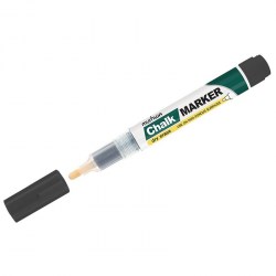 Маркер меловой MunHwa "Chalk Marker" черный 3мм спиртовая основа СМ-01 227220