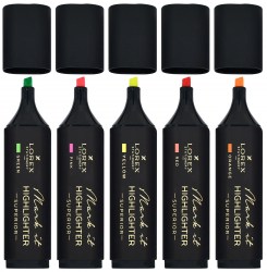 Маркер текст. Lorex LXHLMT-S5D 1-5мм "Mark it" скошенный, ассорти 229750