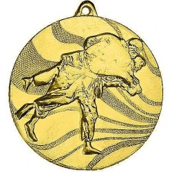 Медаль Мир Знаков MMC 2650/G дзюдо (D-50 мм, s-2,5 мм)