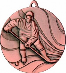 Медаль Мир Знаков MMC 3250/В хоккей (D-50 мм, s-2,5 мм)