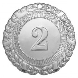 Медаль Мир Знаков MZ 28-45/S 2 место (D-45 мм, s-2 мм)