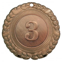 Медаль Мир Знаков MZ 28-45/В 3 место (D-45 мм, s-2 мм)