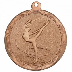 Медаль Мир Знаков MZ 60-50/B художественная гимнастика (D-50 мм, s-2,5 мм)