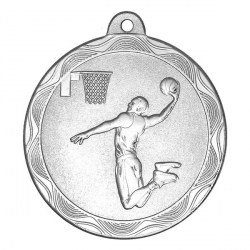 Медаль Мир Знаков MZ 63-50/S баскетбол (D-50 мм, s-2,5 мм)