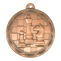 Медаль Мир Знаков MZ 80-50/BM шахматы (D-50 мм, s-2 мм)