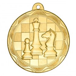 Медаль Мир Знаков MZ 80-50/GM-шахматы (D-50 мм, s-2 мм)