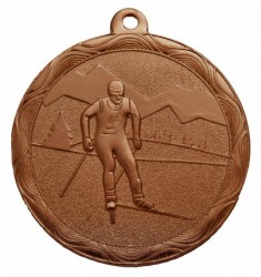 Медаль Мир Знаков MZ 82-50/B лыжные гонки (D-50 мм, s-2 мм)