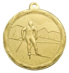 Медаль Мир Знаков MZ 82-50/G лыжные гонки (D-50 мм, s-2 мм)