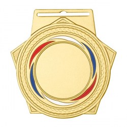 Медаль Мир Знаков MZP 505-55/GM (50х55мм, D-25мм, s-2 мм) сталь