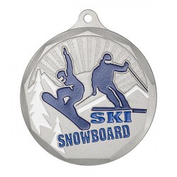 Медаль Мир Знаков MZP 581-50/S сноуборд/горные лыжи (D-50мм, s-2 мм)