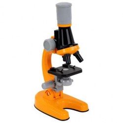 Микроскоп Brauberg 391400 с подсветкой, 30 предметов, увеличение 100х, 400х, 1200х
